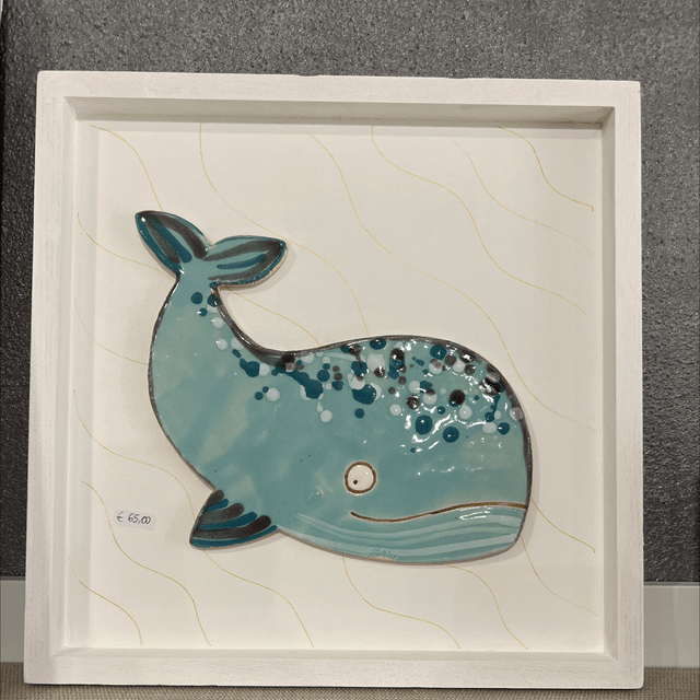 Quadro balena 30x30