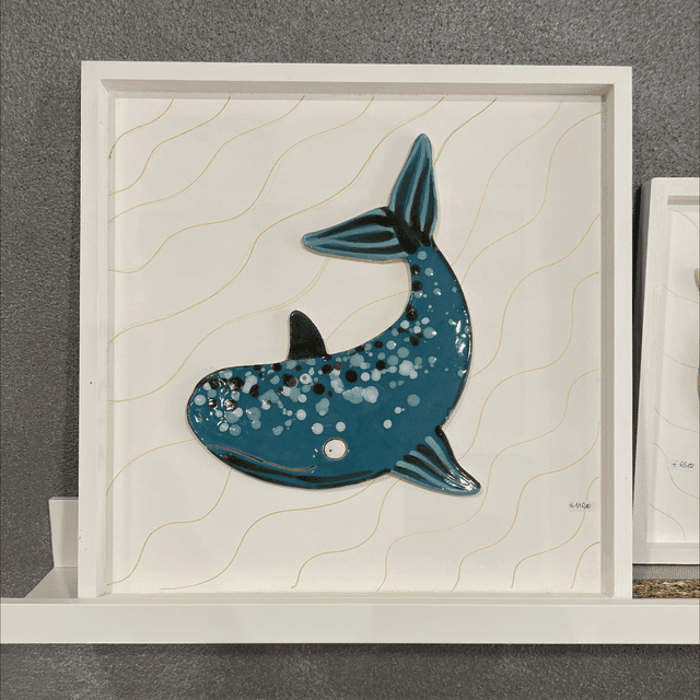 Quadro balena 40x40