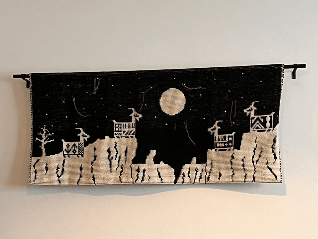 ARAZZO FIABA DELLA CAPRETTA 135X55
